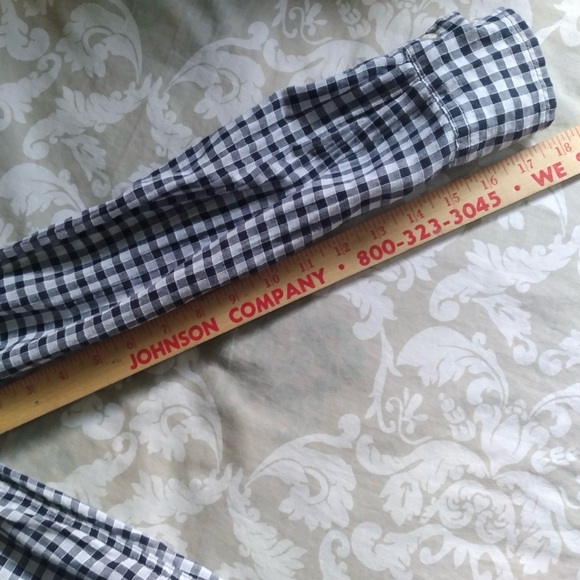Merona ~Blue & White Classic Check ~Buttons, Collared & Long Sleeved ~Small - Picture 8 of 13